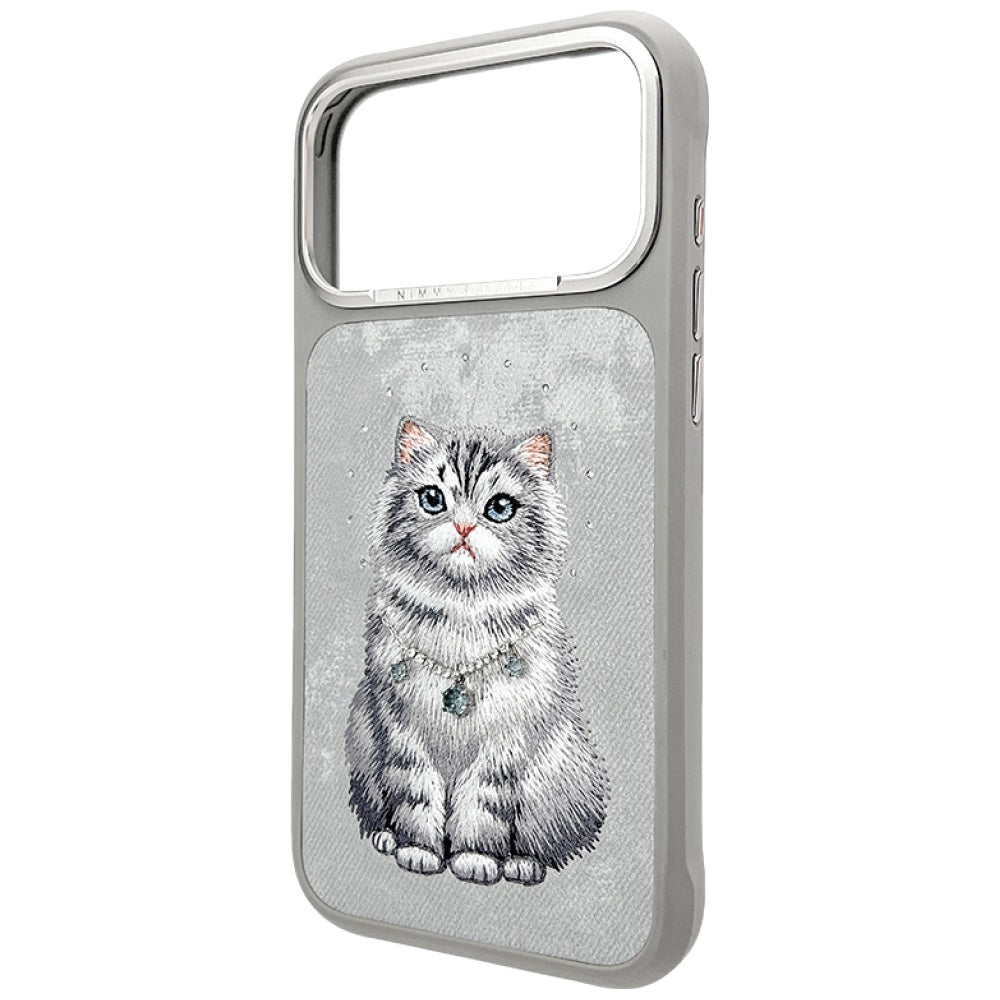 Nimmy Lucky Fashion Cat MagSafe-hylster til iPhone 17 Pro - grå
