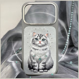 Nimmy Lucky Fashion Cat MagSafe-hylster til iPhone 17 Pro - grå
