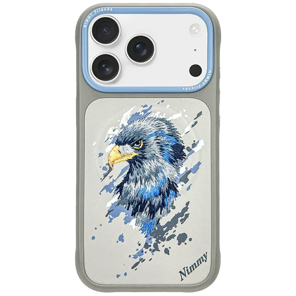 Nimmy Eagle MagSafe-fodral til iPhone 17 Pro - lysgrå