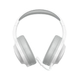 QCY Heroad V200 Tri-Mode Gaming Headphones with 7.1 Sound, 240h Battery, and Detachable Microphone - White