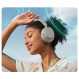 QCY H3S Wireless On-Ear Headphones with LDAC and ANC Noise Cancellation - Gray