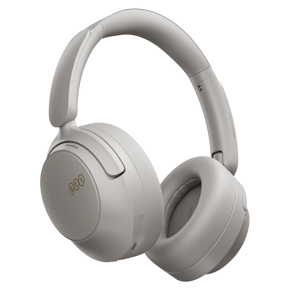 QCY H3S Wireless On-Ear Headphones with LDAC and ANC Noise Cancellation - Gray