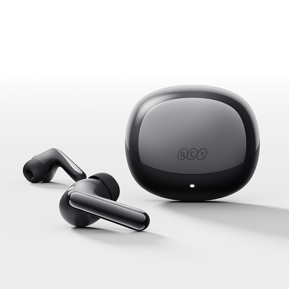 QCY Melobuds N60 Wireless In-Ear Headphones with LDAC and ANC Noise Cancellation - Black