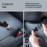 Spigen PS100 Universal Pet Seat Belt - sort