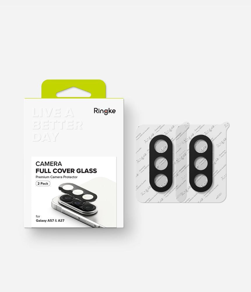 Ringke Camera Full Cover 2-pakke til Samsung Galaxy A37/A57 5G - sort