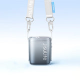 Jisulife Neck Fan 5 4500mAh Mini Fan med Lanyard - sort