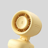 Jisulife Stroller Fan 4 5000mAh Mini Fan til Stroller med Metal Clip - Gul
