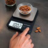 Wozinsky WAK-2252 kitchen scale accurate with large LCD display up to 5 kg - black