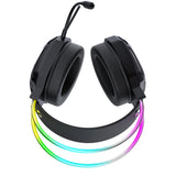 Wozinsky WSG-1118 Wired Gaming Headphones with Microphone and RGB Backlight - Black