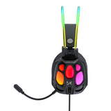 Wozinsky WSG-1118 Wired Gaming Headphones with Microphone and RGB Backlight - Black