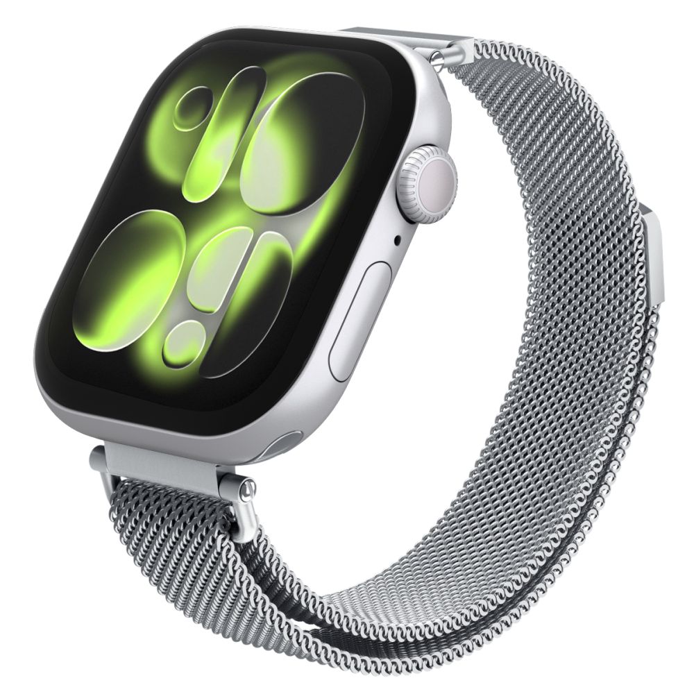 Spigen WBM4 rem til Apple Watch (40 / 41 / 42 mm) - Sølv