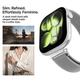 Spigen WBM4 rem til Apple Watch (40 / 41 / 42 mm) - Sølv