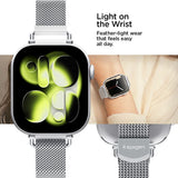 Spigen WBM4 rem til Apple Watch (40 / 41 / 42 mm) - Sølv