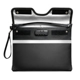 OTN-38 RFID Fireproof Document Bag with Combination Lock 37.5 x 29.5 cm - Black