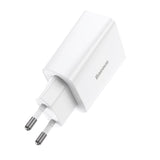 Baseus Speed Mini hurtigoplader, USB-C, PD, 3A, 20W (hvid)