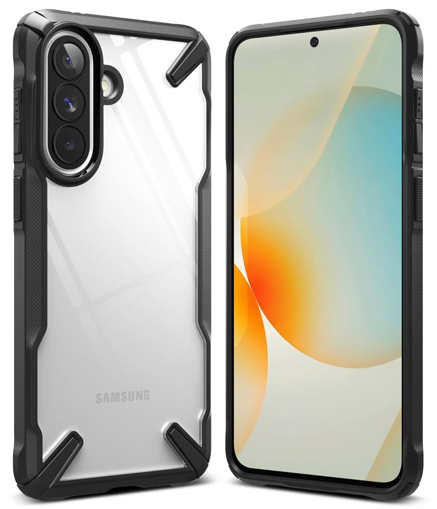 Ringke Fusion X Case til Samsung Galaxy A57 5G - Klar og sort