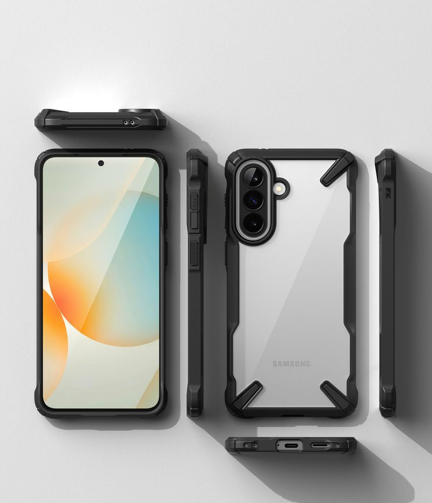 Ringke Fusion X Case til Samsung Galaxy A57 5G - Klar og sort