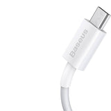 Baseus Superior-serien Kabel USB til micro USB, 2A, 1m (hvid)
