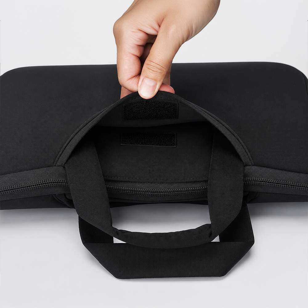 Wozinsky WNT-13B 13-14" Laptop Bag with Retractable Neoprene Handle - Black