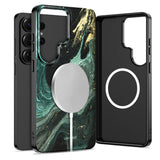 Tech-Protect Lamano MagSafe Case til Samsung Galaxy S26 Ultra - sort og grøn