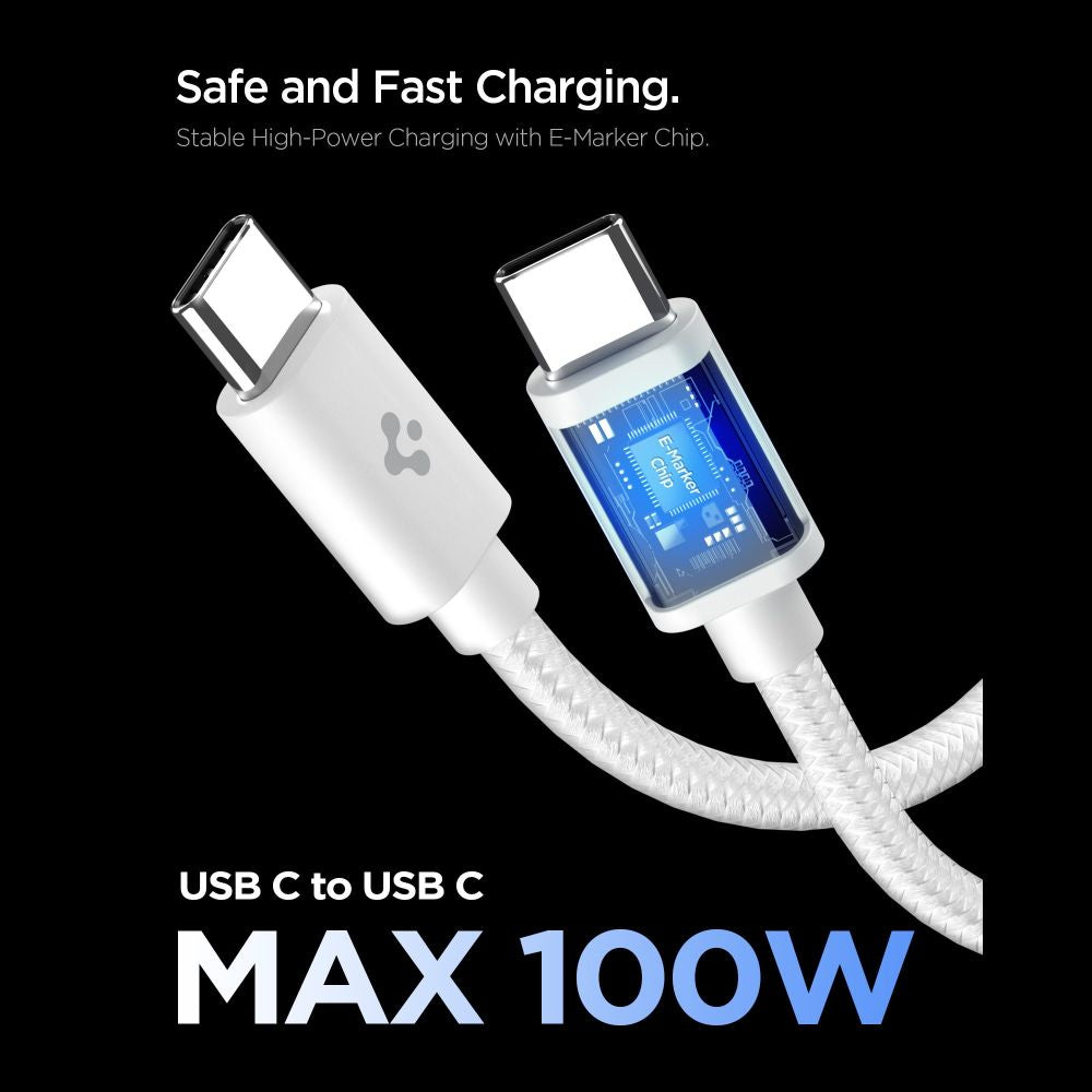 Spigen EE451EU Essential USB-C 45W Wall Charger - hvid