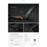 Uniq Venno Pro Magnetic Smart Case med tastatur til iPad 11" A16 (2025) / iPad 10.9" (2022) - sort