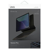 Uniq Venno Pro Magnetic Smart Case med tastatur til iPad Air 10.9" (2020/2022) / Pro 11" (2021/2022) / Air 11" (2024/2025/2026) - sort