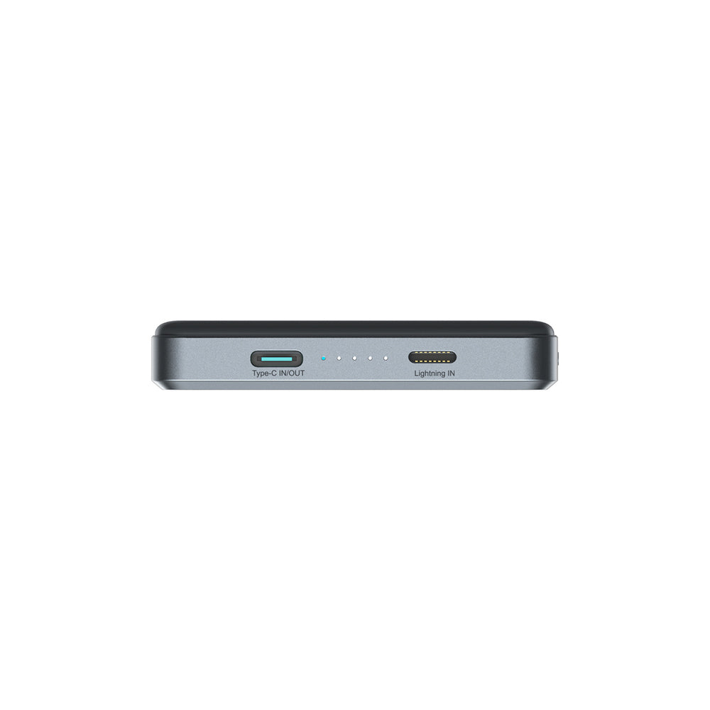Joyroom JR-PBM08 Pro Powerbank 22.5W 10000mAh with Wireless Charging 2x USB-C - Gray