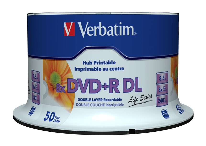 Verbatim 50x DVD+R DL 8.5GB