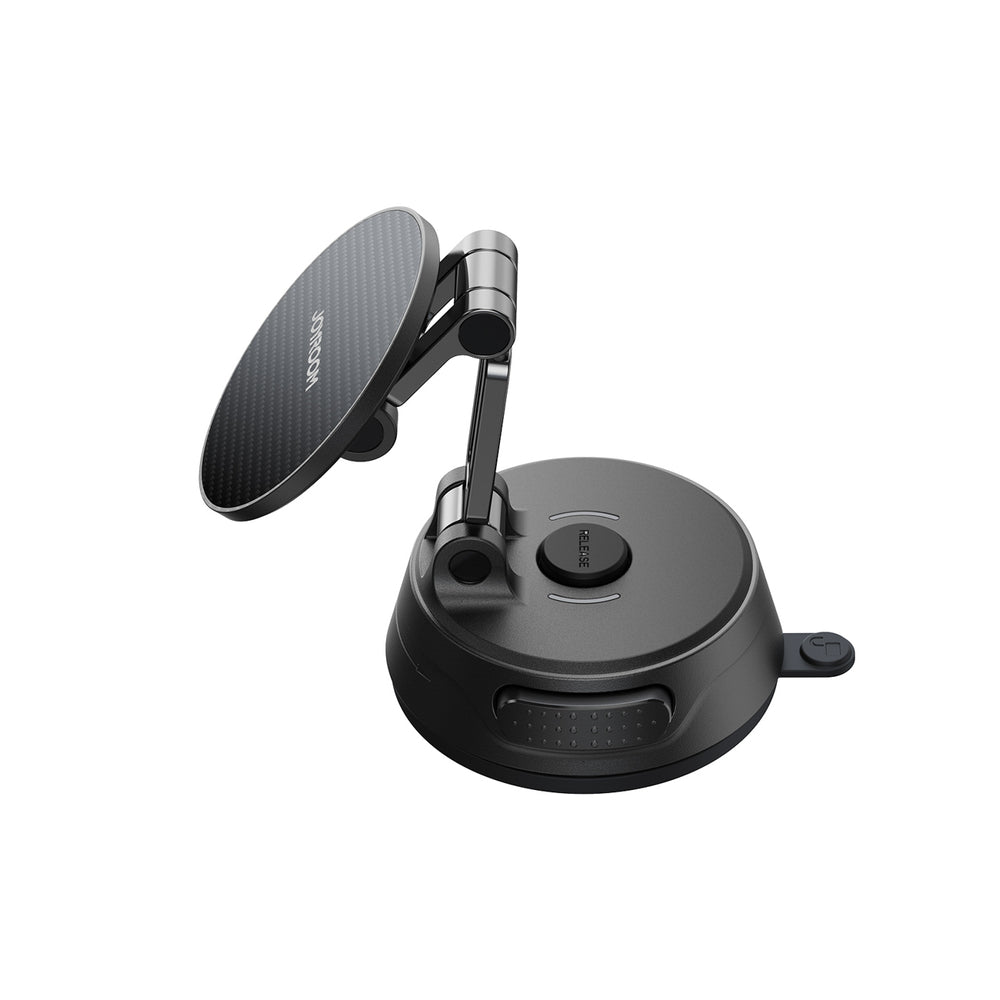 Joyroom JR-ZS51 magnetisk bilholder med sugekop til forrude eller instrumentbræt - sort