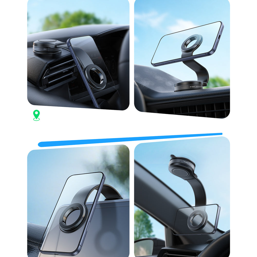 Joyroom JR-ZS518 Bøjbar magnetisk telefonholder-sort