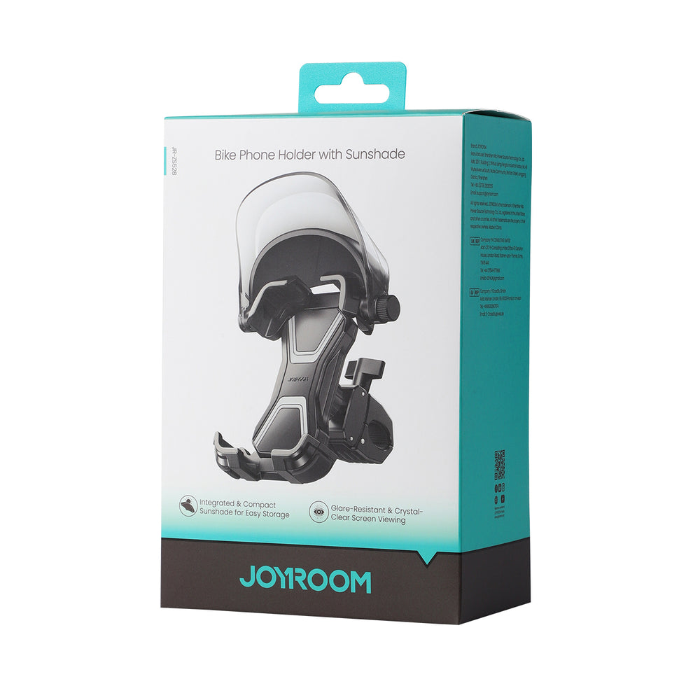 Joyroom JR-ZS528 cykelholder med solskærm - sort