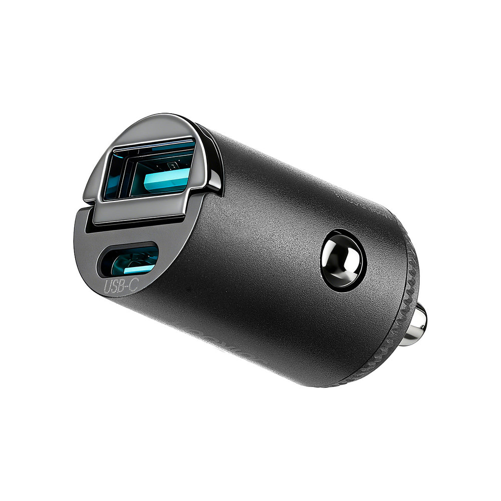Joyroom JR-CCN18 65W USB-A USB-C Biloplader - sort