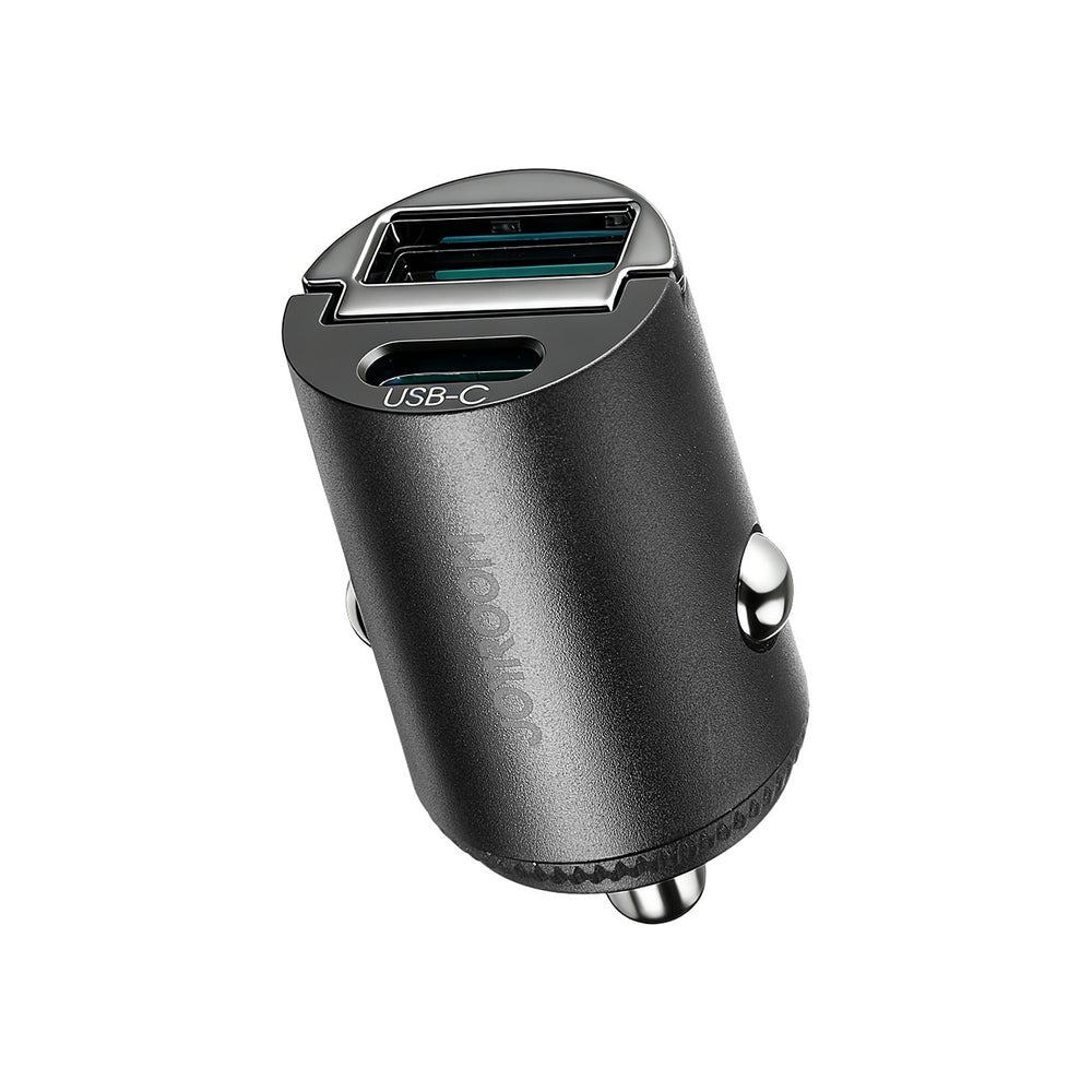 Joyroom JR-CCN18 65W USB-A USB-C Biloplader - sort