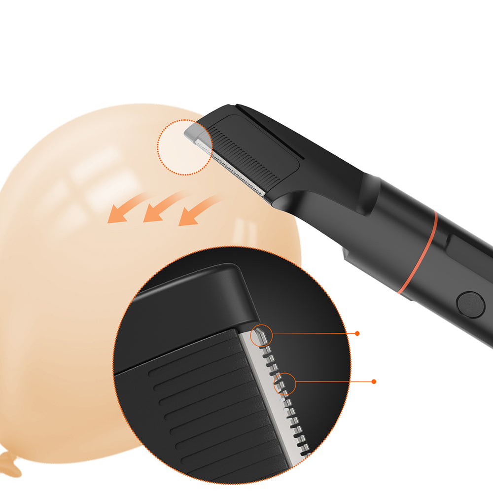 MAXGROOM LK-881 multifunktions trimmer med udskiftelige spidser - sort