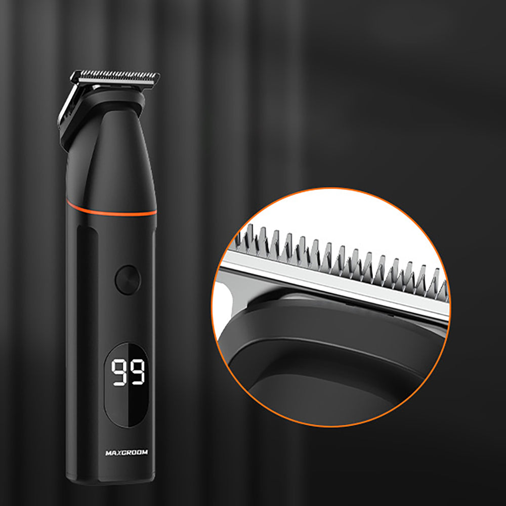 MAXGROOM LK-881 multifunktions trimmer med udskiftelige spidser - sort