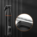 MAXGROOM LK-881 multifunktions trimmer med udskiftelige spidser - sort