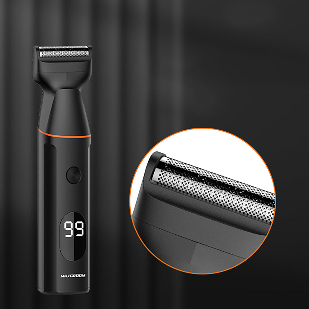 MAXGROOM LK-881 multifunktions trimmer med udskiftelige spidser - sort