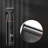 MAXGROOM LK-881 multifunktions trimmer med udskiftelige spidser - sort