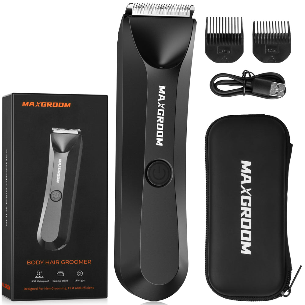 MAXGROOM RFCD-9087 multifunktions trimmer med LED-lys - sort