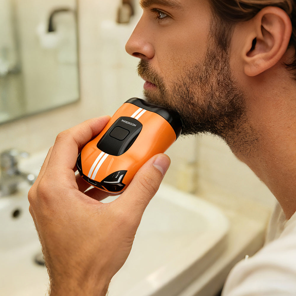 MAXGROOM M-501 elektrisk barbermaskine - orange