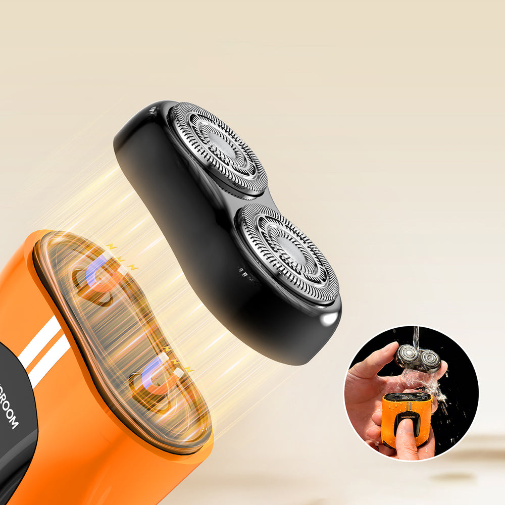 MAXGROOM M-501 elektrisk barbermaskine - orange
