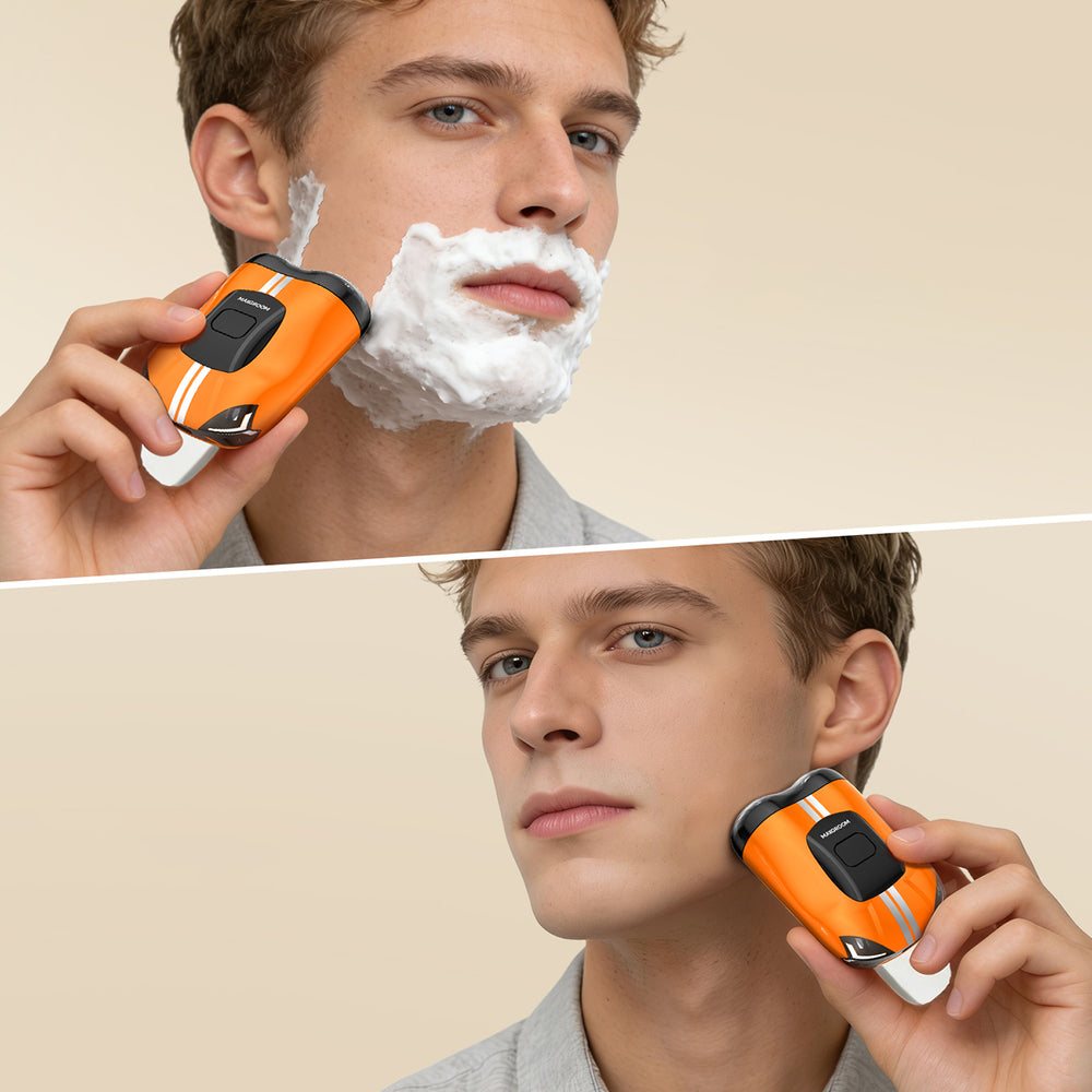 MAXGROOM M-501 elektrisk barbermaskine - orange