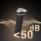 MAXGROOM M-8012 3-i-1 elektrisk barbermaskine - sort