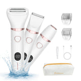 MAXGROOM JK-105 3-in-1 Women's Body and Face Trimmer - White