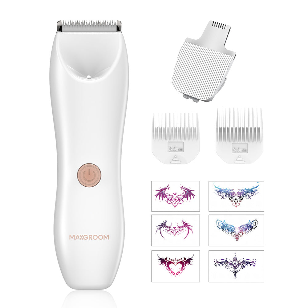MAXGROOM M-9082 2-i-1 Trimmer til kvinder - hvid