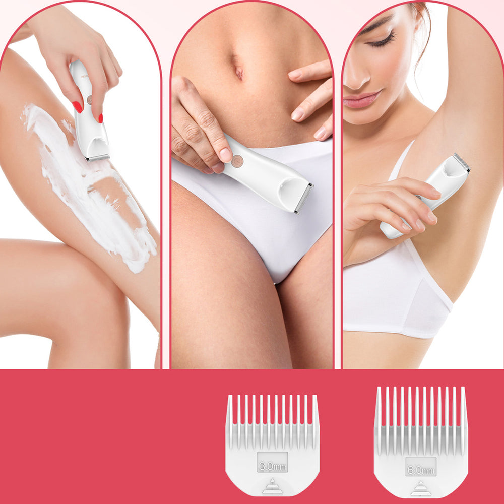 MAXGROOM M-9082 2-i-1 Trimmer til kvinder - hvid