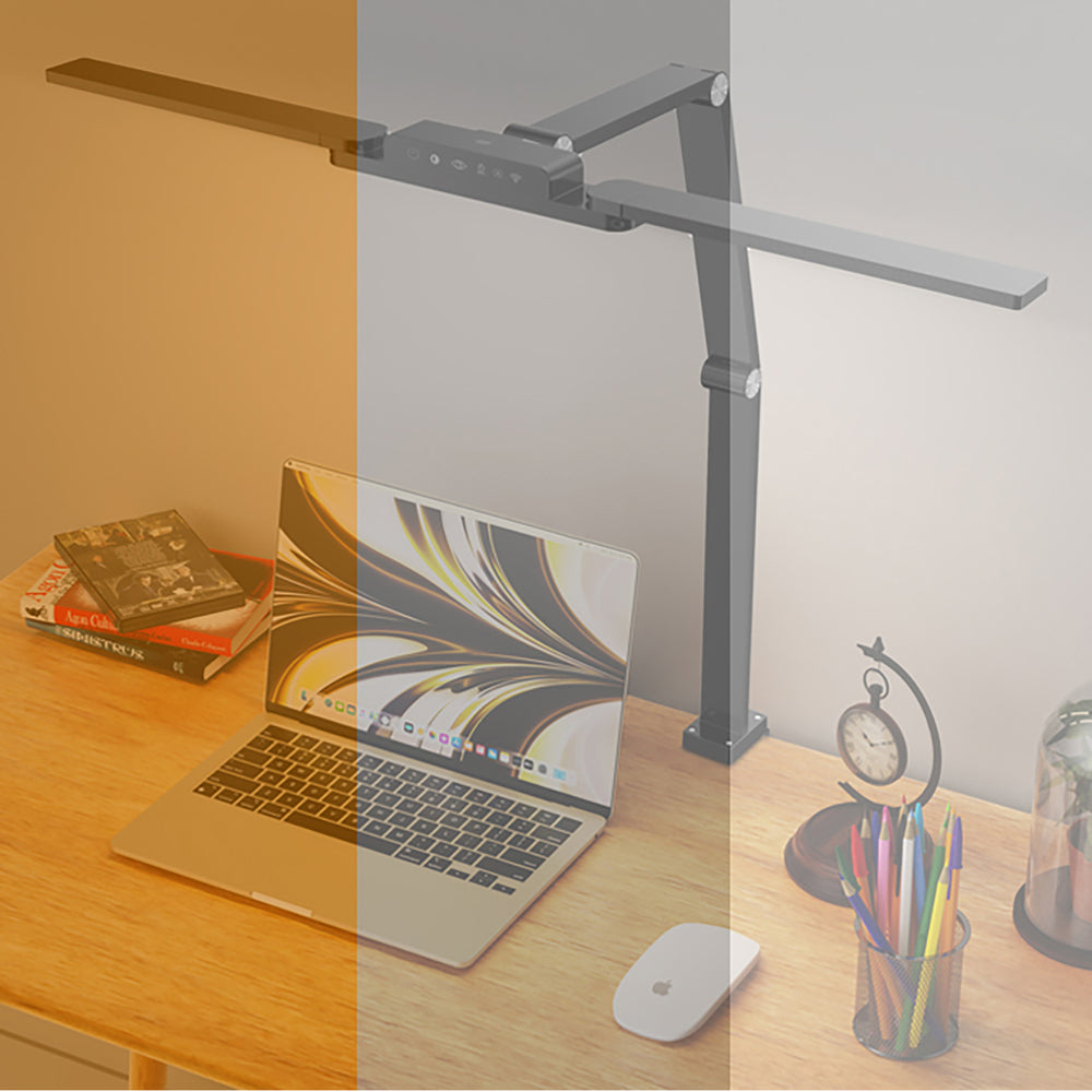 Wozinsky WLM-800 desk lamp above the monitor with remote control - black