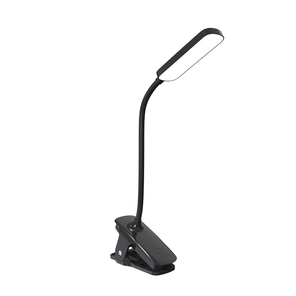 Wozinsky VT-01 Mini LED Reading Lamp with Clip and USB-C Cable 80cm - Black
