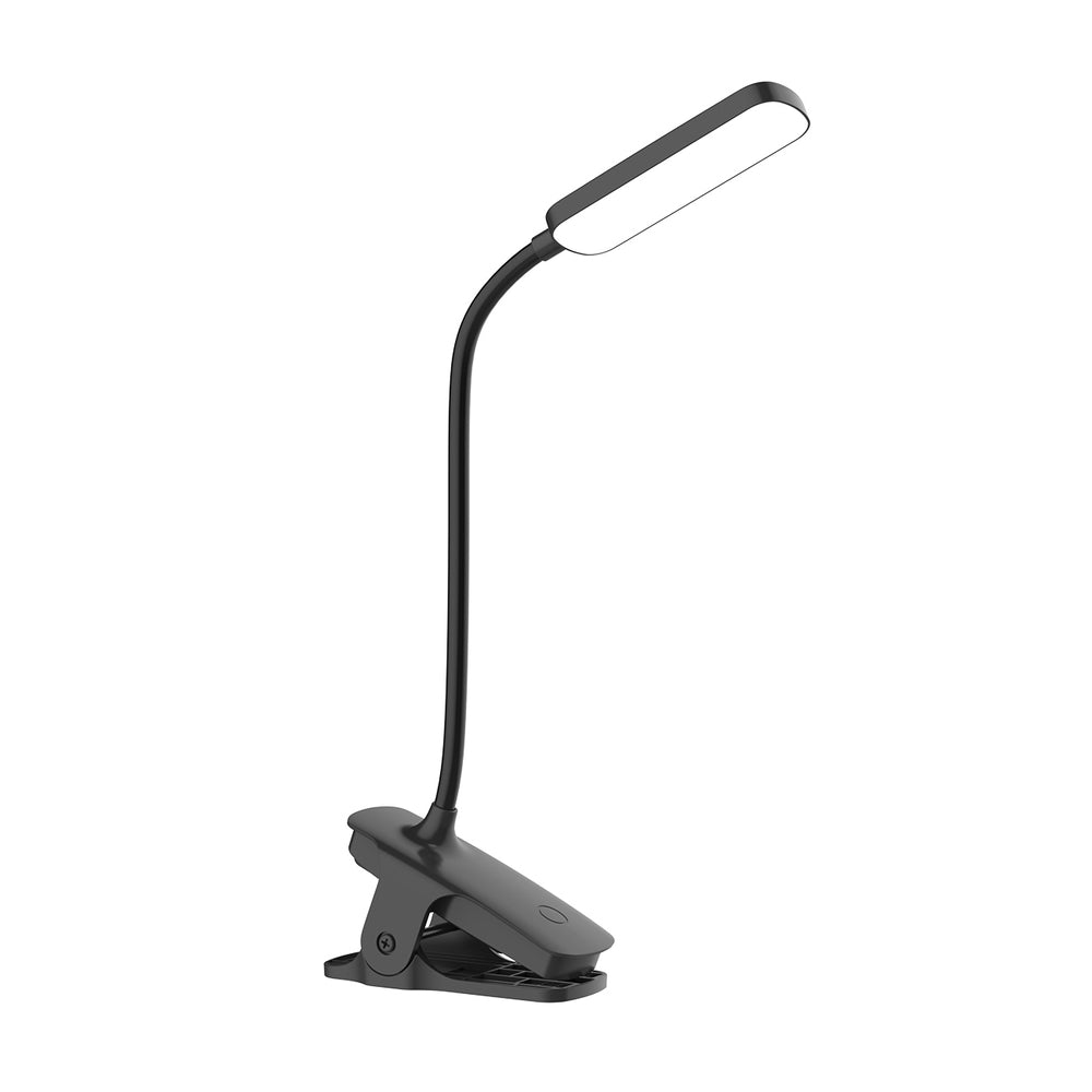 Wozinsky VT-01 Mini LED Reading Lamp with Clip and USB-C Cable 80cm - Black